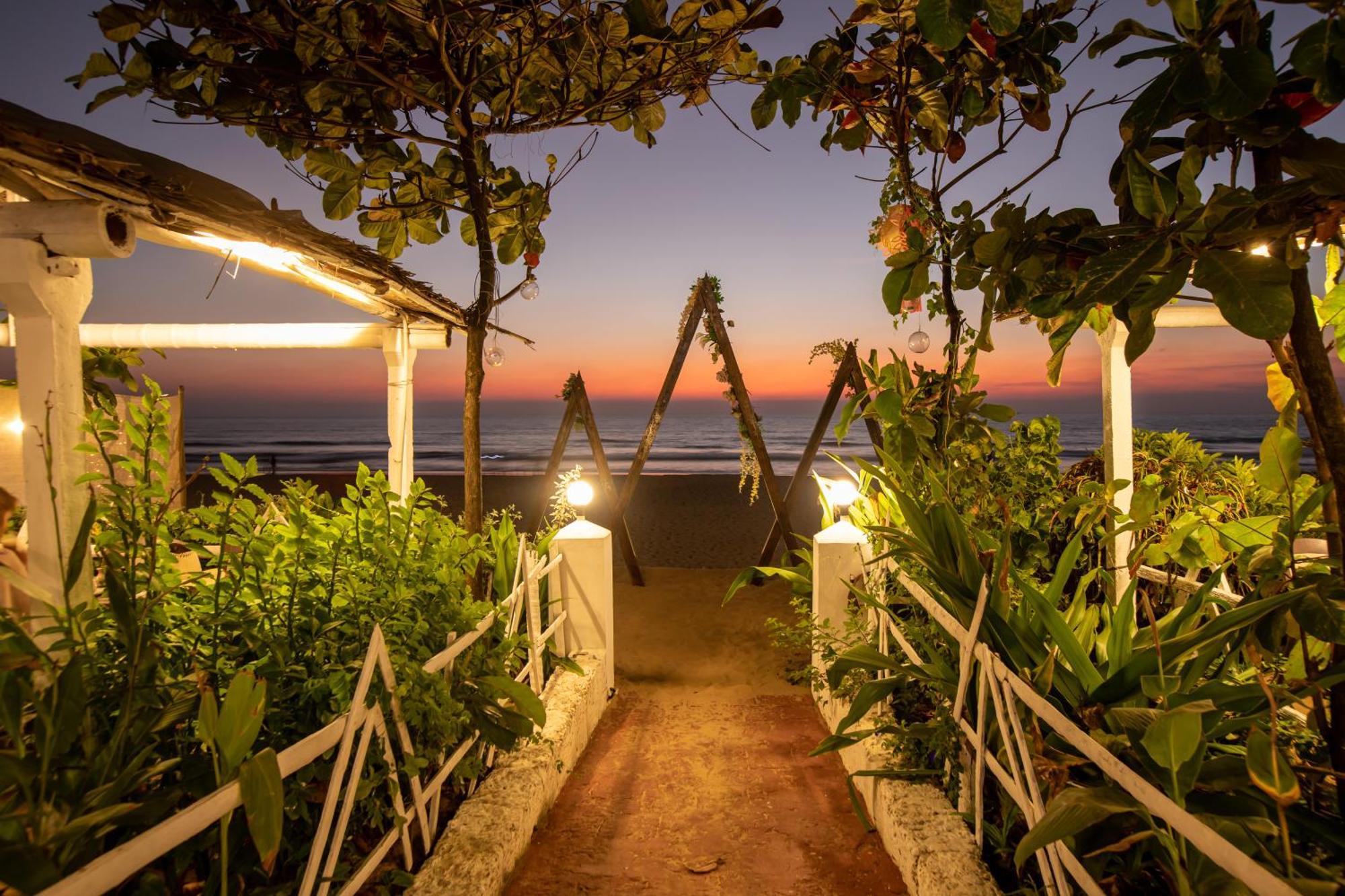 גוקרנה Sunset Cafe Beach Stay מראה חיצוני תמונה
